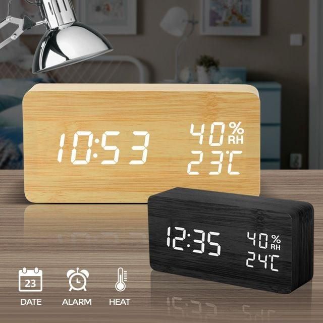 탁자 탁상시계 디지털 탁상용 알람 전자 무소음 LED