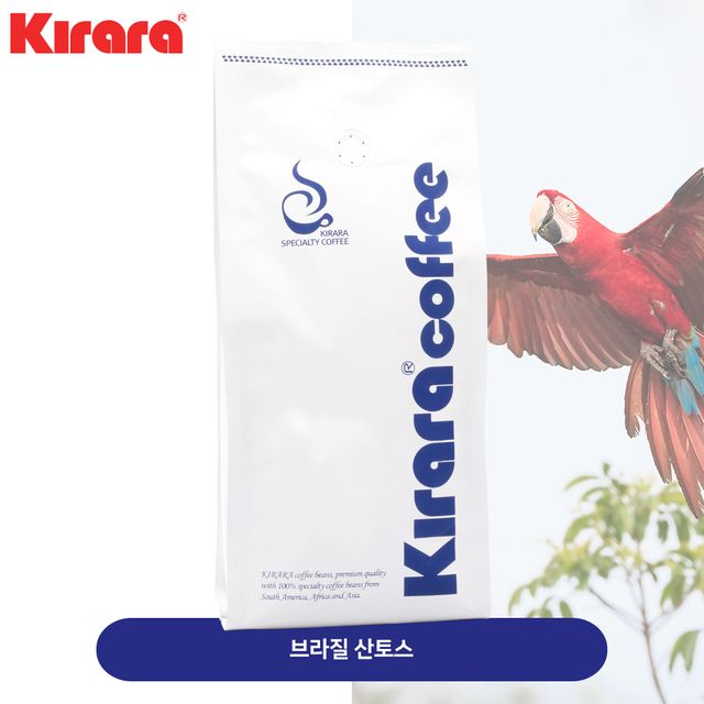 키라라 갓볶은원두 브라질 산토스 500g