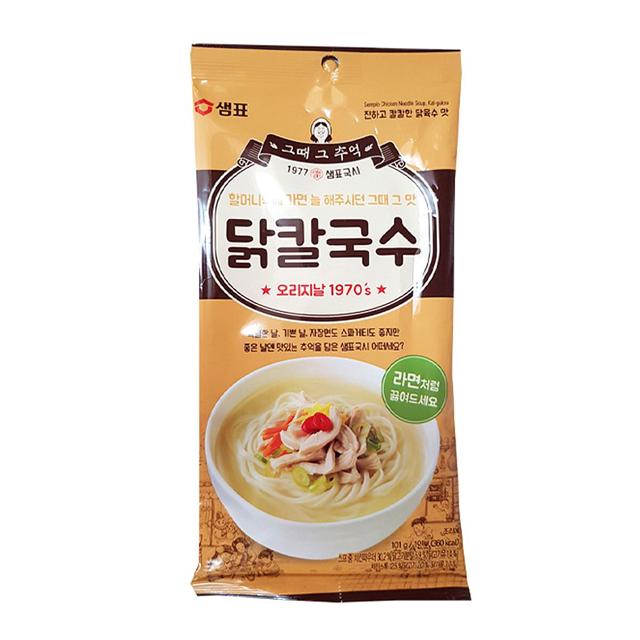 샘표 닭칼국수 봉지 101g x 5개