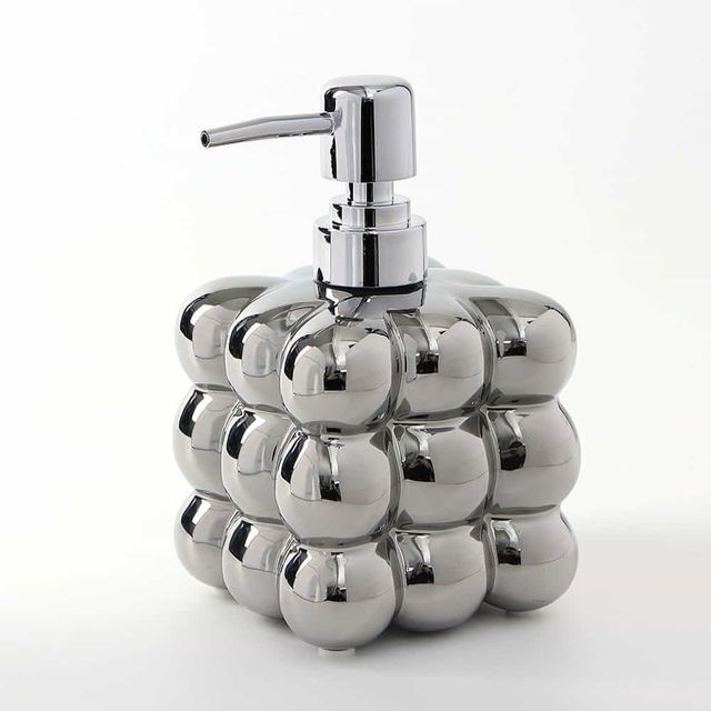 욕실 펌프용기 500ml 실버 샴푸펌프 화장품펌프용기