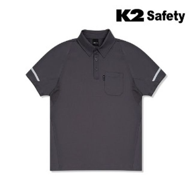 K2 세이프티 TS-221R 티셔츠 (라이트그레이)