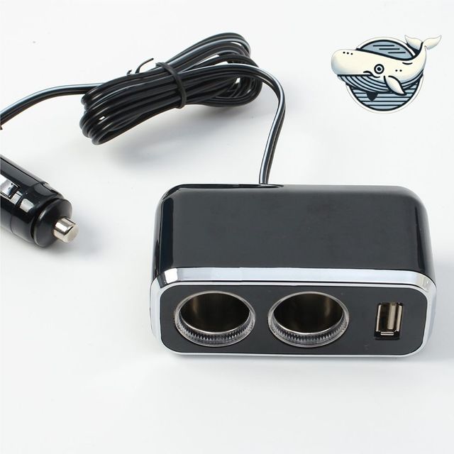 듀얼 USB 차량 충전기 시거잭 소켓 전원