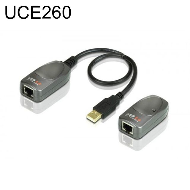 UCE260 USB 2.0 리피터 송수신기 세트 (최대60M RJ45)