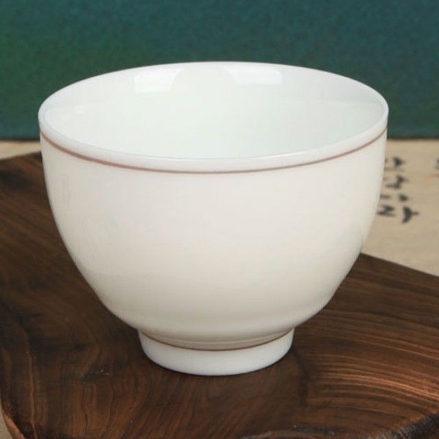 1P 전통차잔 티컵 백자 다도잔 녹차