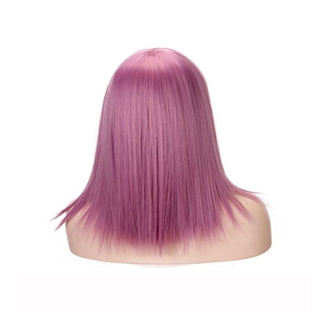 바이올렛 핑크 긴머리 가발 긴머리가발 여자인모가발 핑크가발