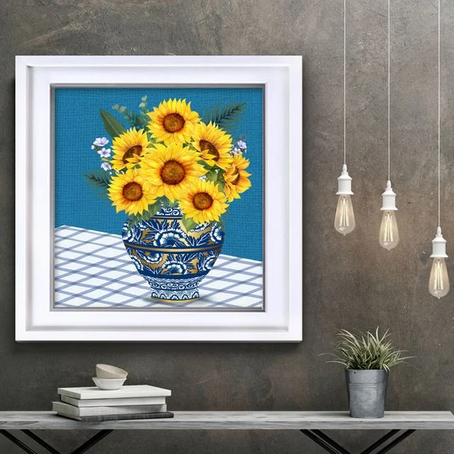 해바라기그림 액자 30M 7SUN2 풍수그림 돈들어오는