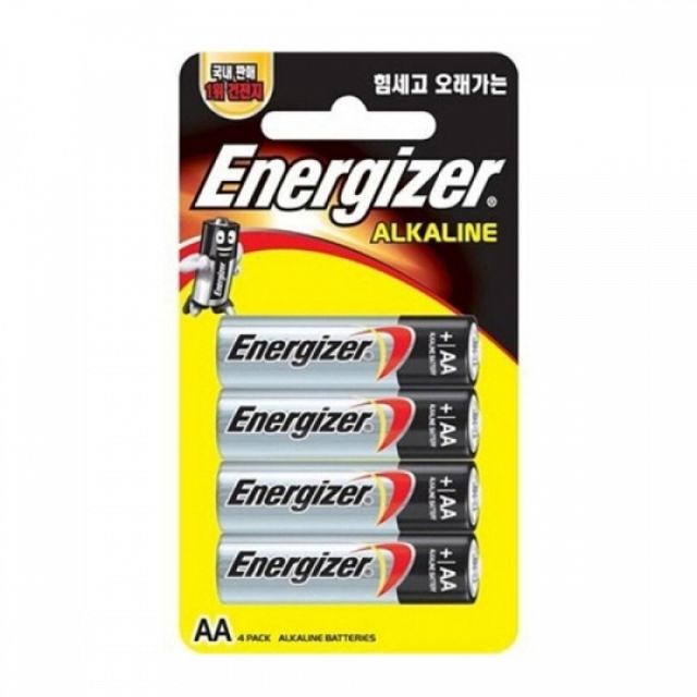 알카라인 건전지 AA LR06 1.5V 4개입
