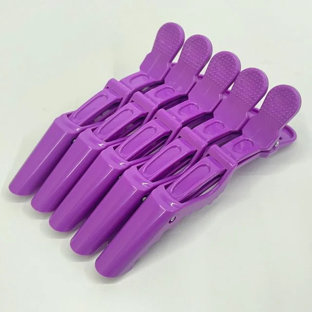 악어 핀셋 집게핀 퍼플 5P 악어집게핀