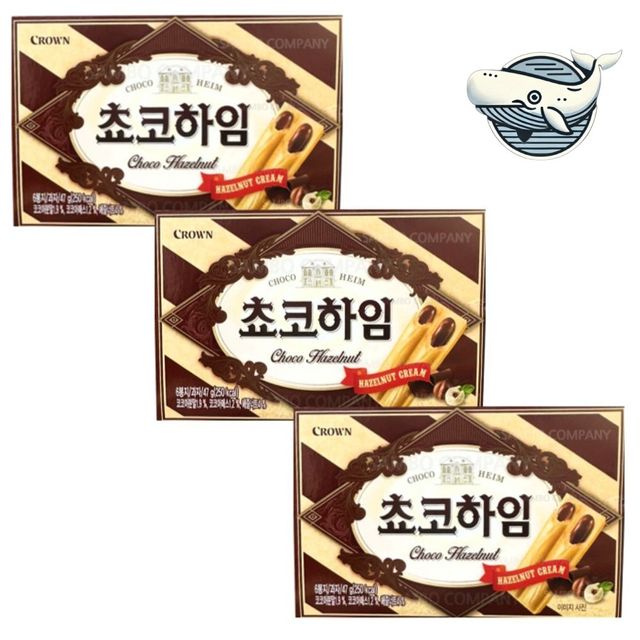 촉촉한 초코 크림 가득 초콜릿 과자 3개 묶음
