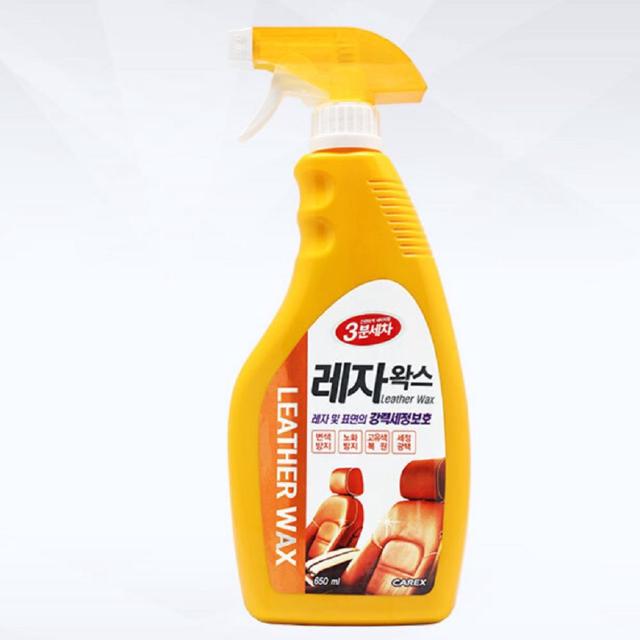 카렉스 3분 세차 레자왁스 가죽 세정 광택제