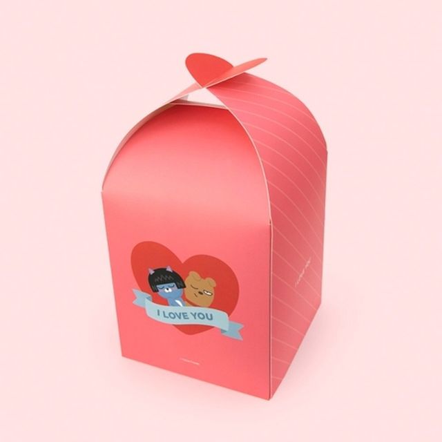 카카오프렌즈 러브테마 DIY걸이 기프트박스M 네오amp프로도 120x120x190mm