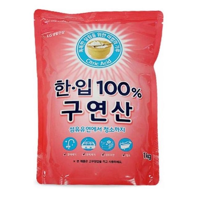 100프로 구연산소다 1kg 세탁 청소 설거지 표백 살균