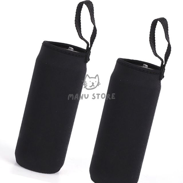 물병 파우치 가방 2P 세트 420ml 블랙 등산 물병 수납