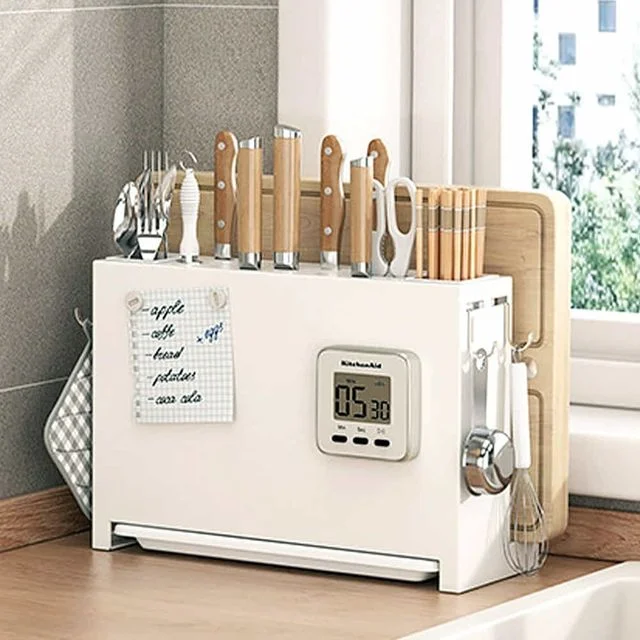 스틸 다용도 싱크대칼꽂이 부엌칼집 식칼보관