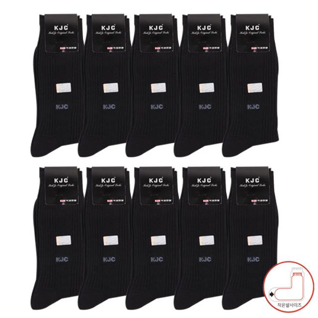 (KJC)남성 선염링크스24cm작은발 정장양말10족택1장목