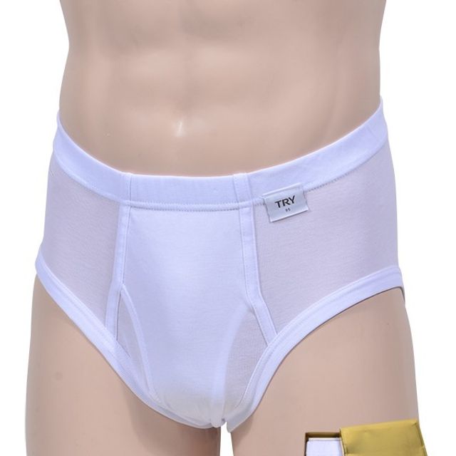 남자팬티 터치감 0022 100수 백색 삼각팬티 남성 노블마인 부드러운