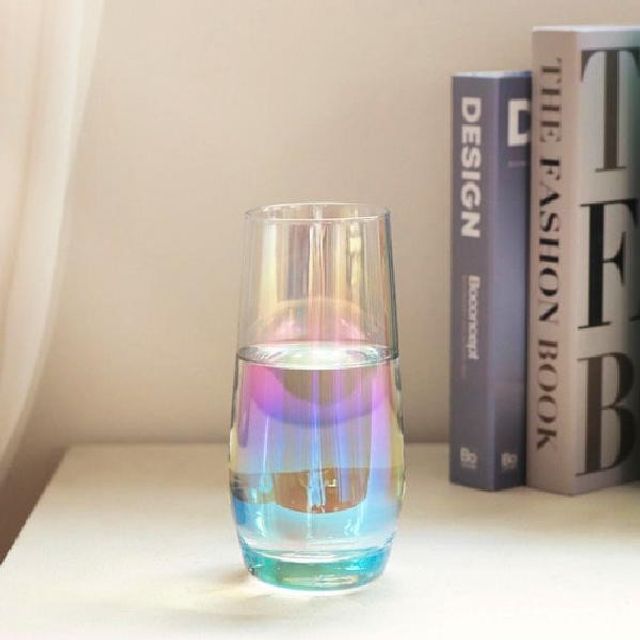 내열유리컵 350ml 홈카페 파티용 카페스타일 유리컵