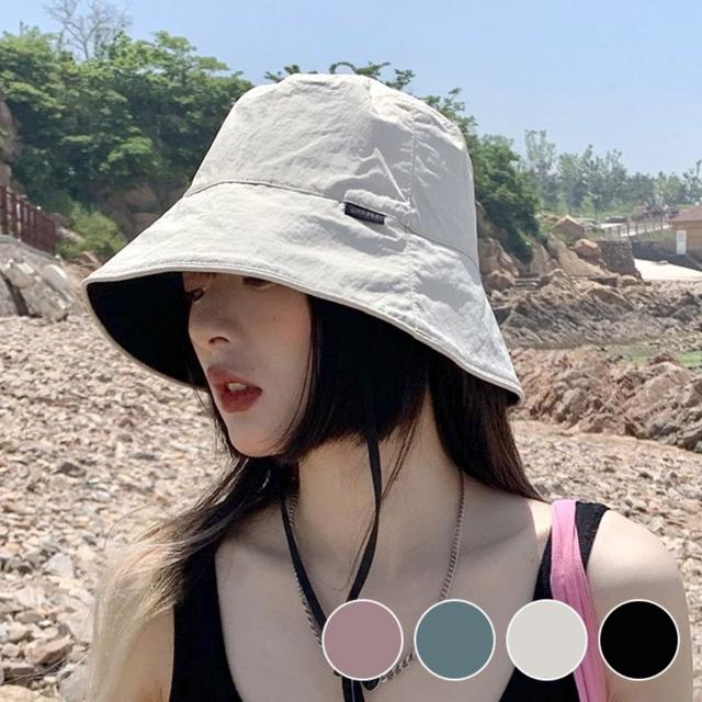 여성 리버시블 양면 착용 가능 베이직 디자인 버킷햇