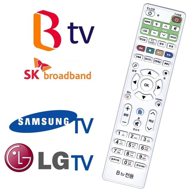 메카트로 무설정 SK BTV 리모컨