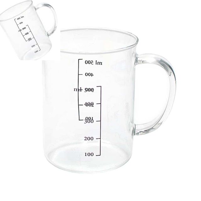 바르다겐 계량컵 500ml 제과제빵용품 주방계량컵 유리계량컵 계량용기