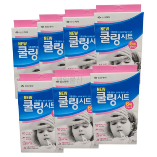신신제약 쿨링시트 파스 6매입 시원한 진통패드 7개