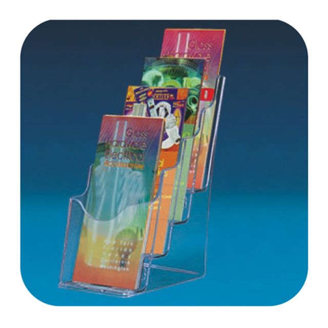 DISPLAY STAND A6 4단꽂이(CR10404)