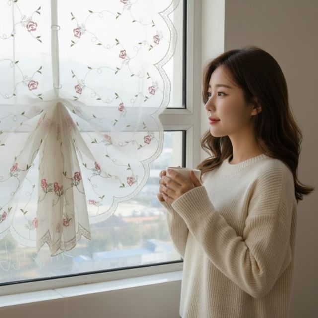 고급 암막커튼 거실 침실 방한 가림막 햇빛차단 외풍차단 1p