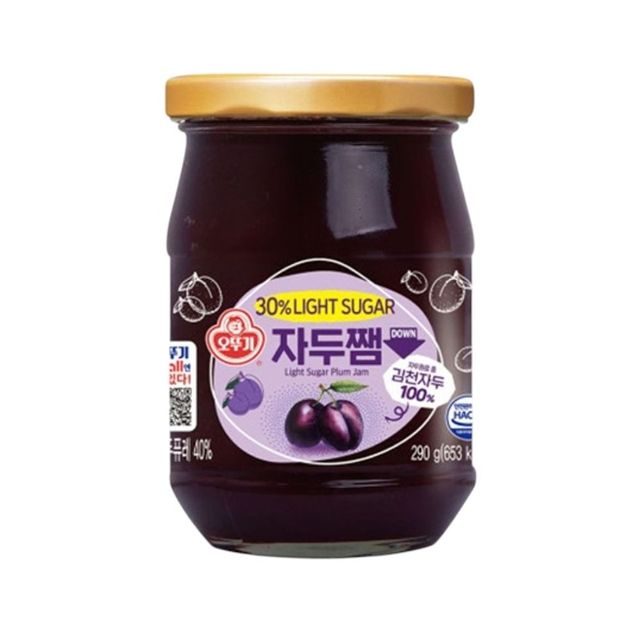 라이트 슈가 자두쨈 X 오뚜기 290g 2개 라이트슈가자
