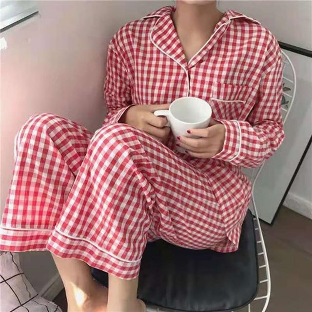 여성 잠옷 파자마 홈웨어 커플룩 여자 잠옷 세트 편안한