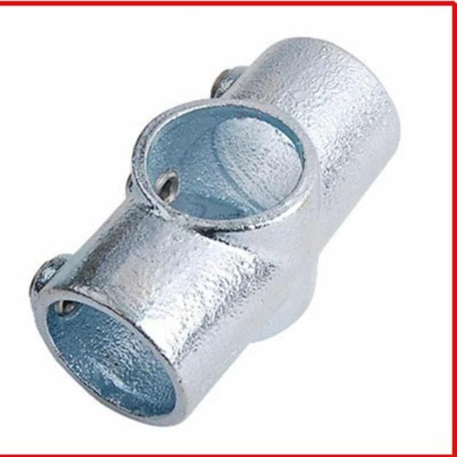 파이프 연결구 25A-33.7mm 실버 파이프연결클램프 원