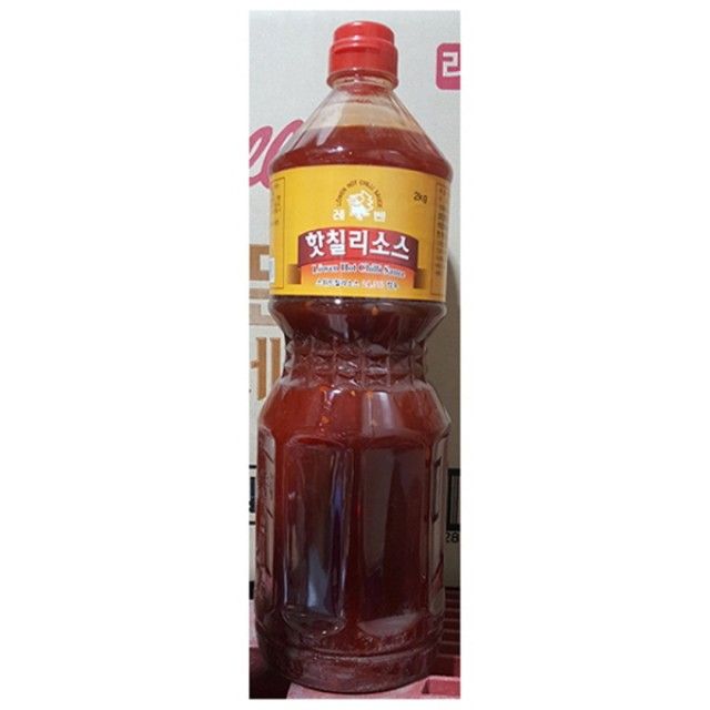 칠리소스 핫 레벤 2k X8 대용량 매운 소스 세트