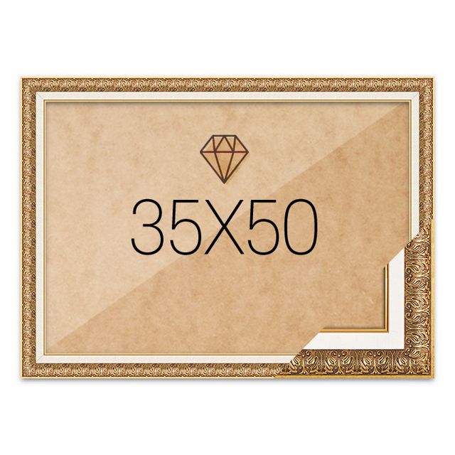 보석십자수액자 35x50 고급형 매트앤틱