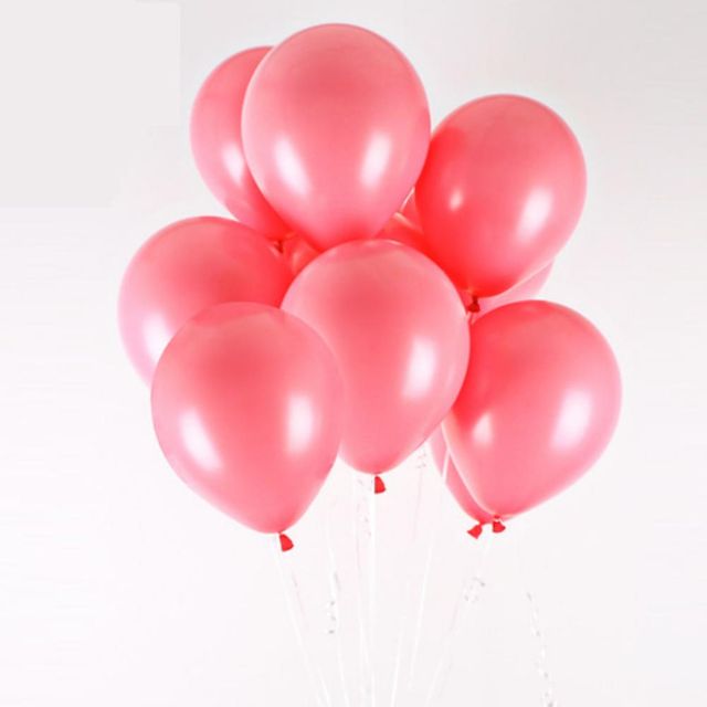 네오텍스 파스텔로즈라운드풍선 100P 핑크색둥근풍선 생일파티풍선 헬륨풍선