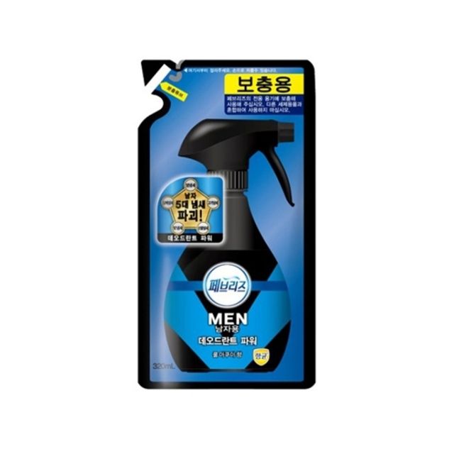 혜명몰 페브리즈 섬유탈취제 리필 쿨아쿠아향 / 320ml - 박스 (12개입) 실내방향제 박스페브리즈 옷냄새제