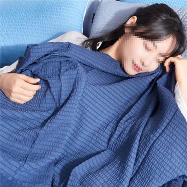 시어서커 여름 홑이불 싱글 냉감 여름 이불 얇은 간절기