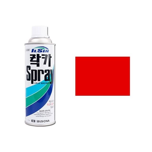 (일신) 스프레이락카 420ml 적색(318) (10개입)