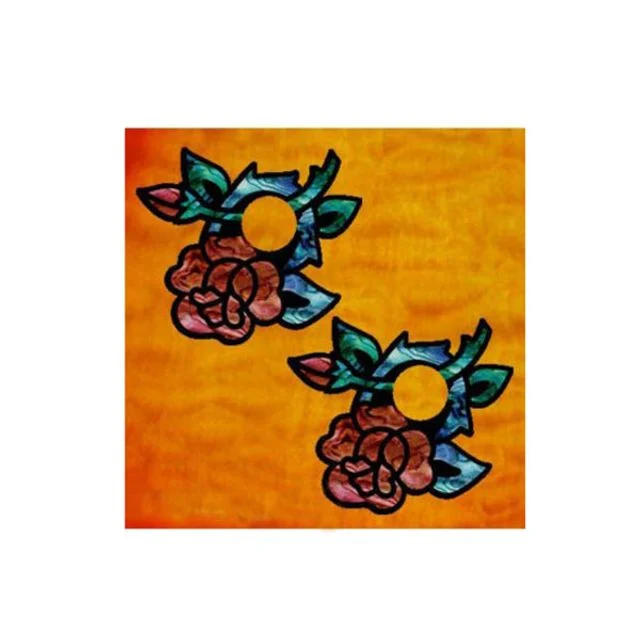 Knob Bridgeside Rose-Red 악기스티커 기타악세사리
