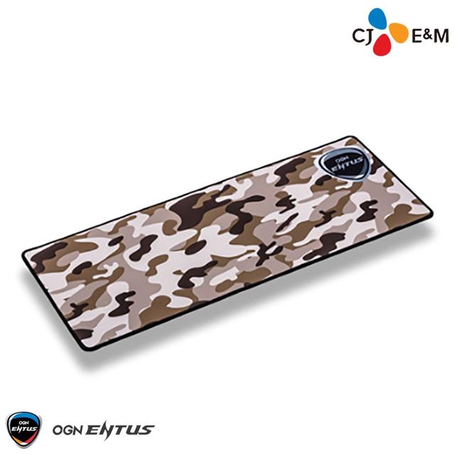 CJ ENM OGN ENTUS CAMO Gaming 마우스장패드