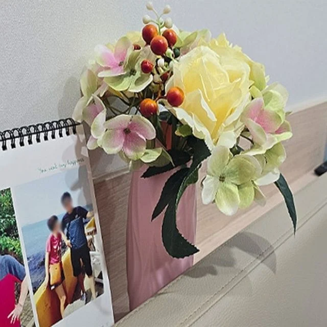 엔틱꽃병 꽃화병 플라스틱 화병 꽃병 타원형