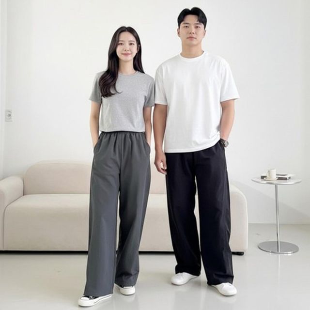 남녀공용 절개 여성정장바지 정장팬츠 여성청바지