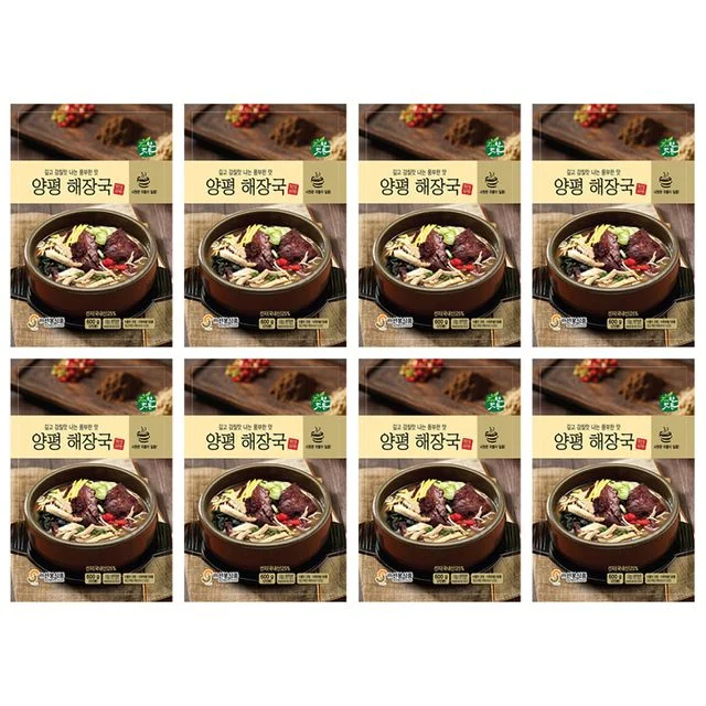 자연깃든 양평해장국 냉동 간편식 600g 8팩
