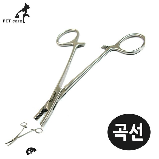 강아지미용도구 강아지가위 겸자가위 곡선 애완용품