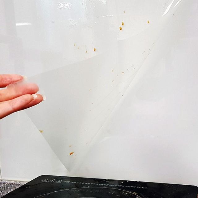 주방 오염방지 타일 시트지 필름 주방 벽면 시트
