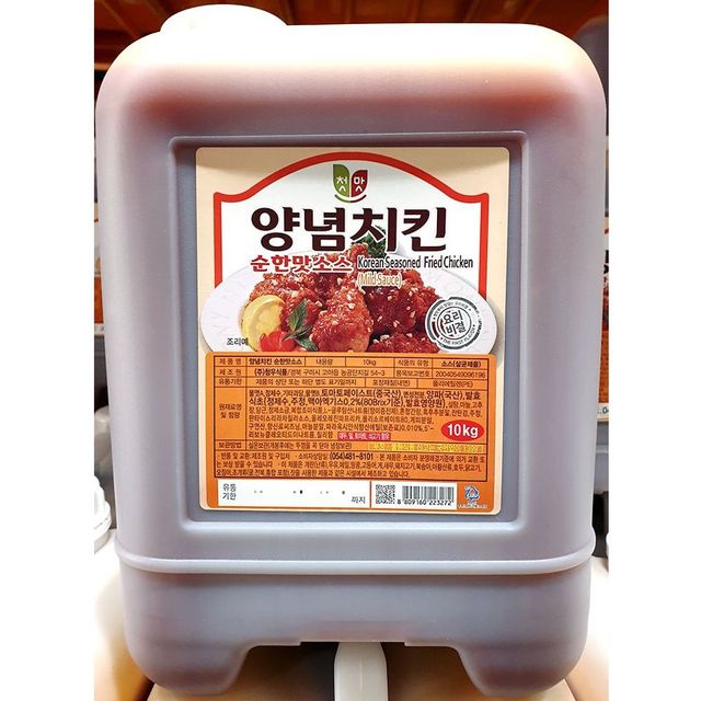 업소용 식당 식자재 치킨소스 골드순한맛 청우 10kg