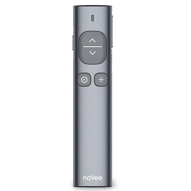 나비 프리젠터 NV59 PPT600 Gray 무선프리젠터