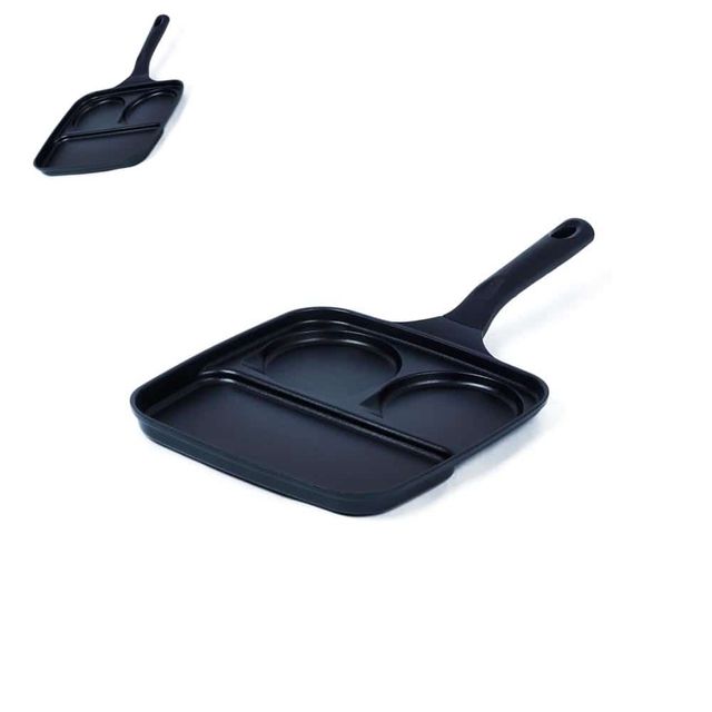 인덕션 사각 3구 다용도팬 27cm 다용도후라이팬 멀티팬 프라이팬 후라이펜