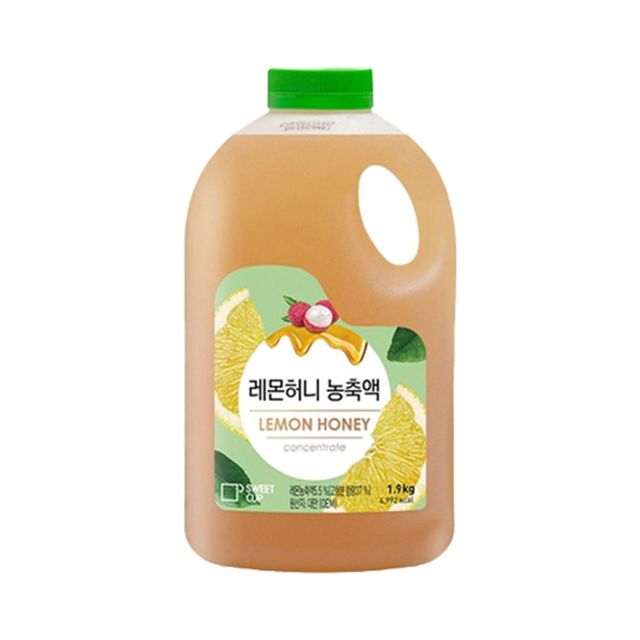 스위트컵 레몬허니 농축액 1.9kg 카페 음료 액상 농축액
