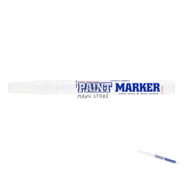 유성매직 유성마카펜 페인트마카백색 3.0mm
