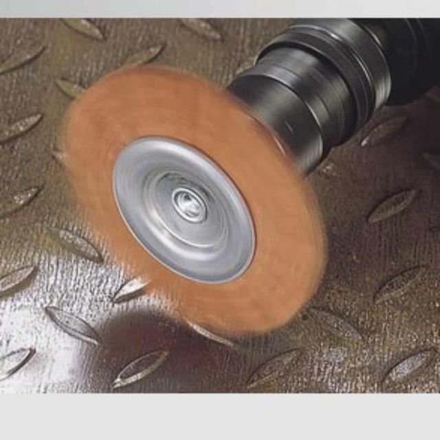 휠브러쉬 나일론 100mm 샌딩기계 녹제거용브러쉬