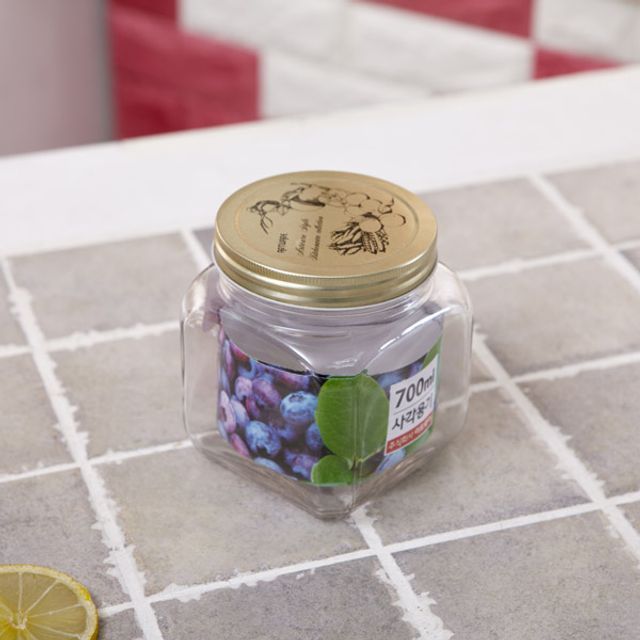 사각용기 1호 700ml 유리 밀폐용기 식품 보관 추천